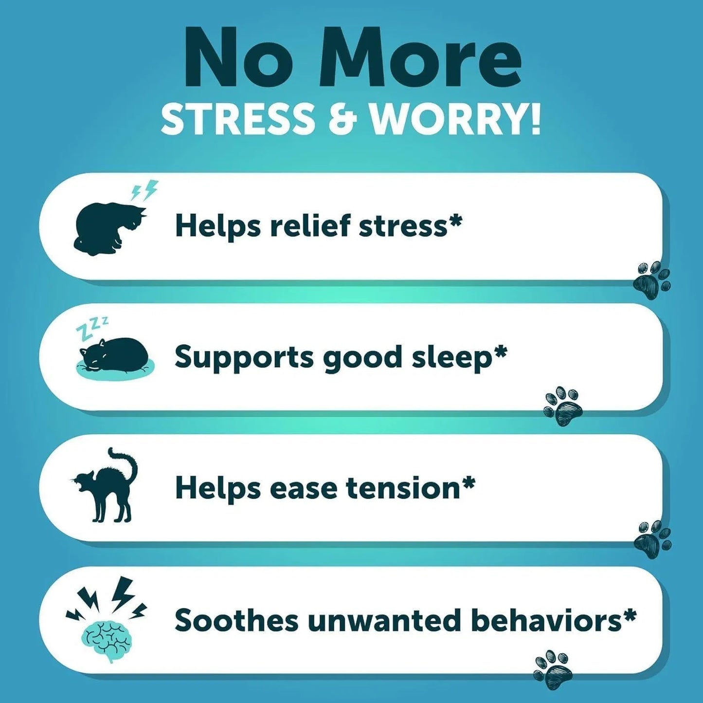 Hemp Cat Calming Treats - Stress & Anxiety Relief for Cats and Kittens with Melatonin