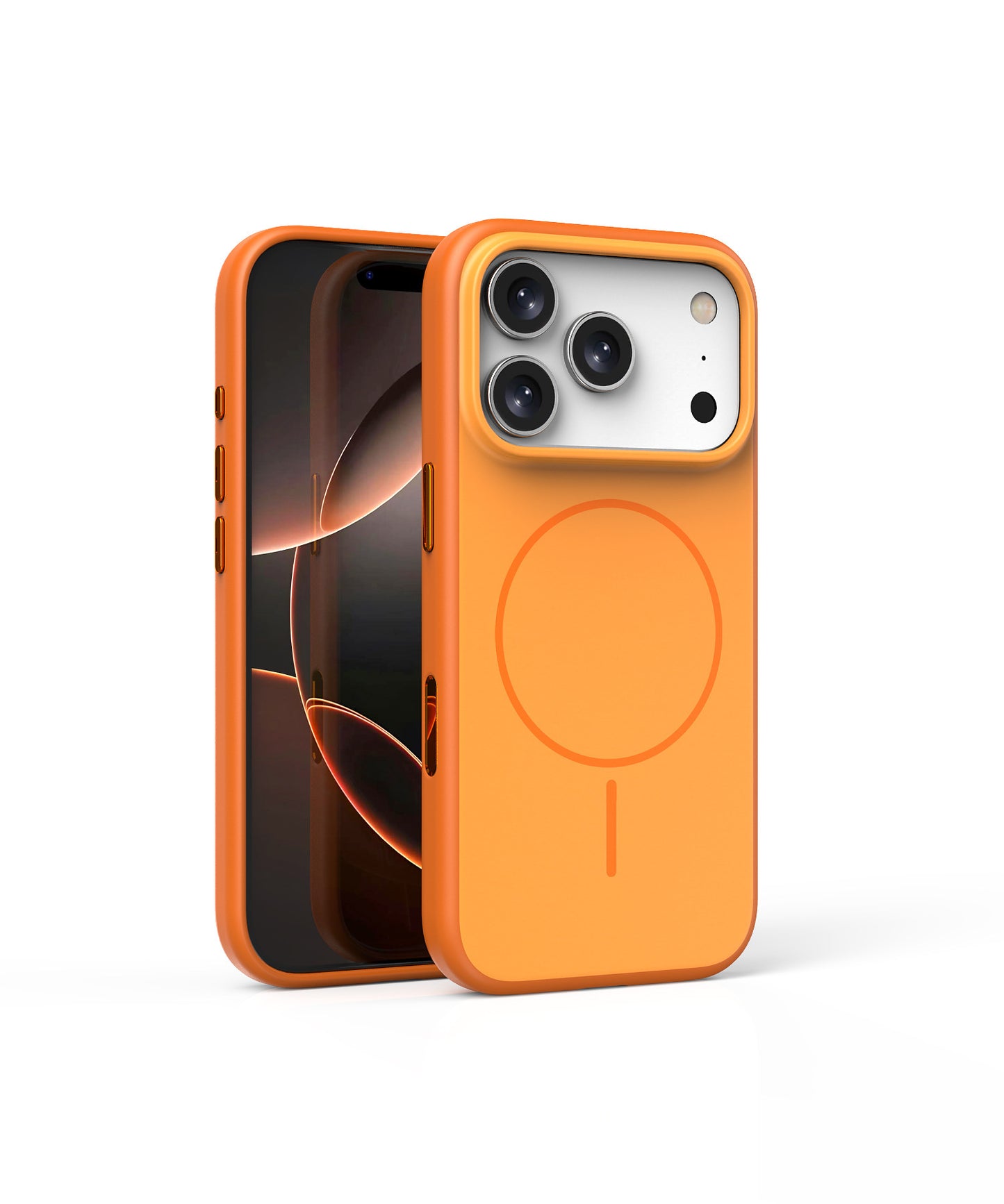 Magnetic Protective Phone Case for Apple – Stylish Contrast Colors in Frosted Finish – Ultimate Durability & Elegance!