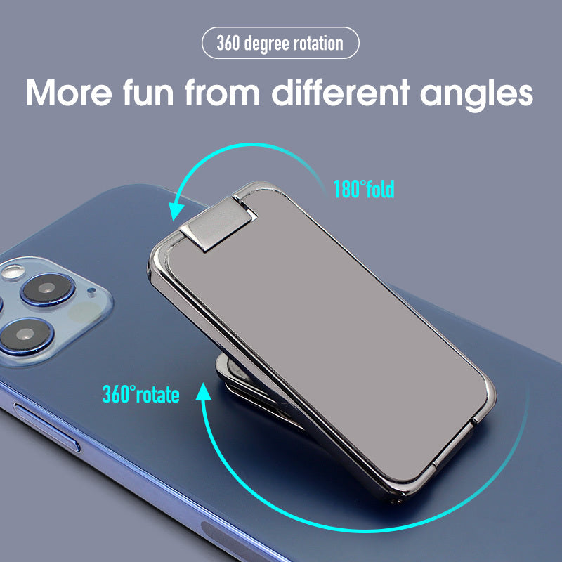 Adjustable Phone Stand and Car Mount, Double Rotating Shafts, Magnetic Holder with Damping Structure