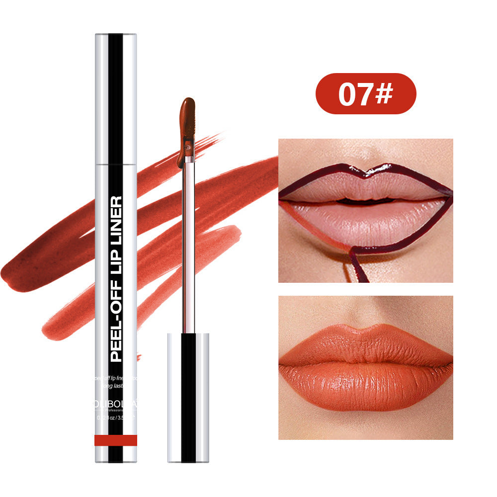 ON-MUTE! Peel-Off Lip-Liner Waterproof Long Lasting Never Fade Peel-Off