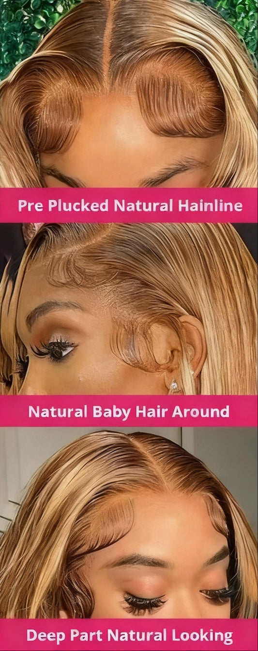 Gorgeous Highlight Body Wave Lace Frontal Wig: Elevate Your Style!