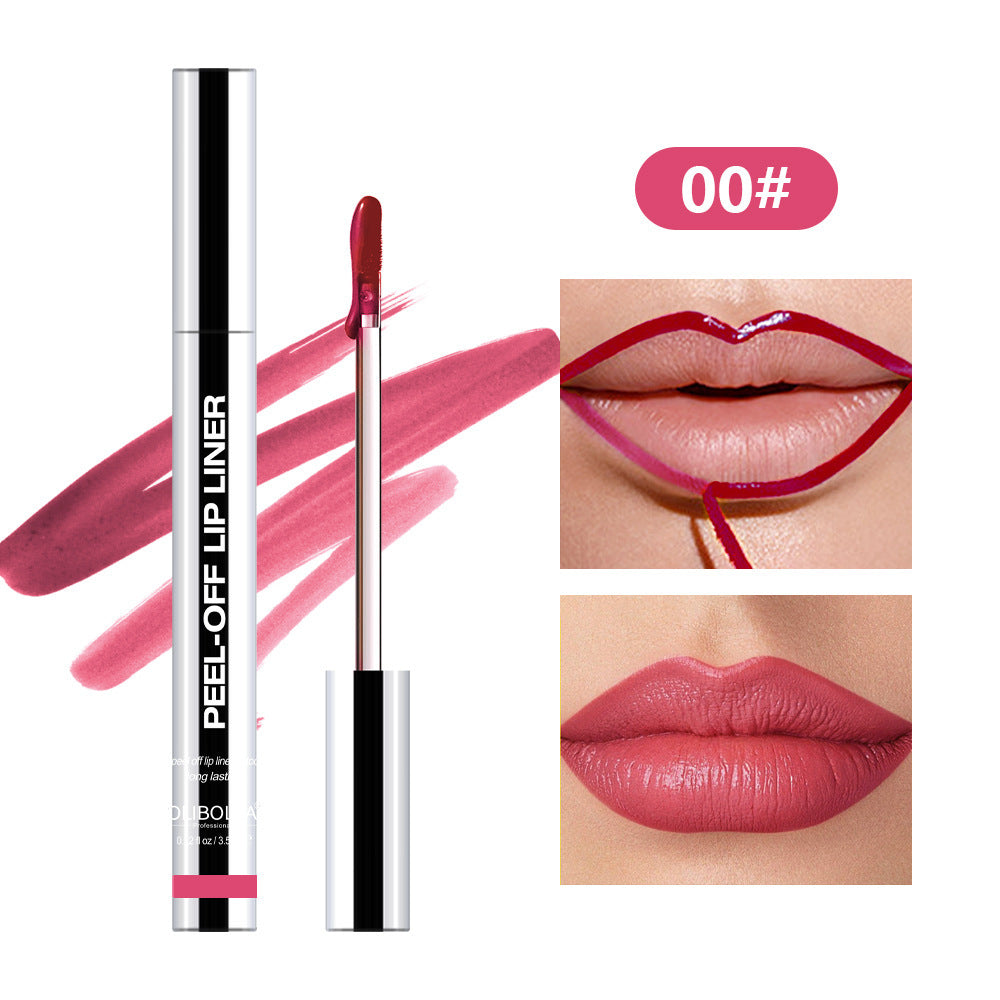 ON-MUTE! Peel-Off Lip-Liner Waterproof Long Lasting Never Fade Peel-Off