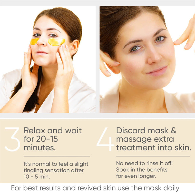 Gold Eye Mask Dark Circle Removal Fading Wrinkle Moisturizing