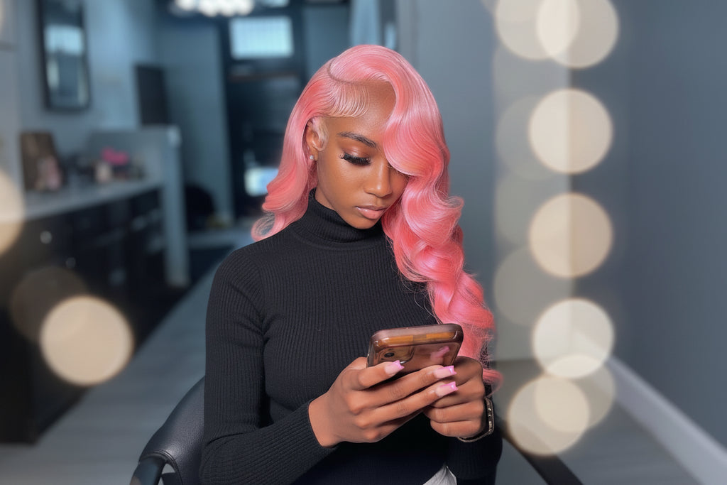 Cali4Luxe Glueless Body Wave Wig | Princess Pink HD Lace
