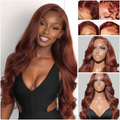 Cali4Luxe Glueless Body Wave Wig | Reddish Brown HD Lace|180 Density| United States
