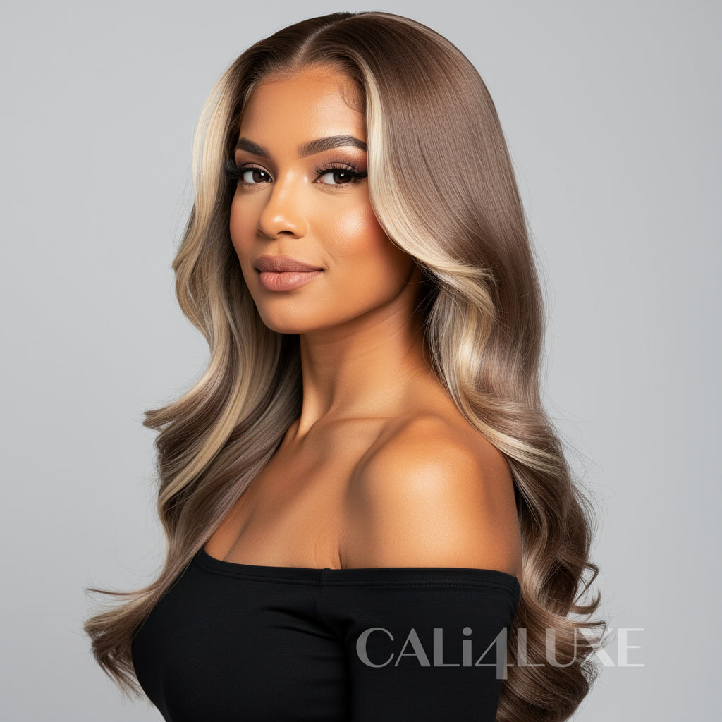 Ash Gray Blonde 13x6 HD Lace Front Body Wave Wig