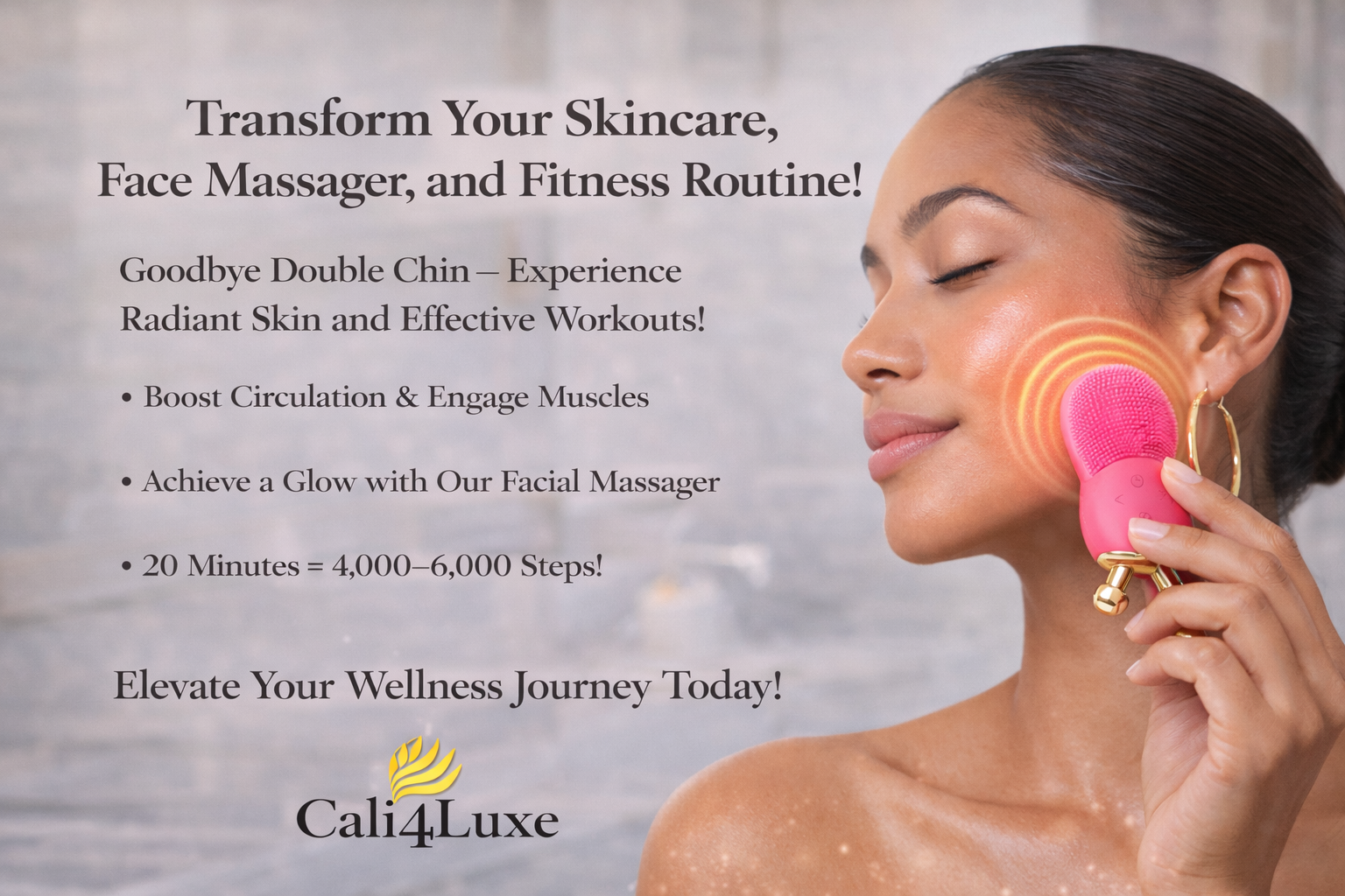 Cali4Luxe Revitalizing Facial Massager for Glowing Skin!