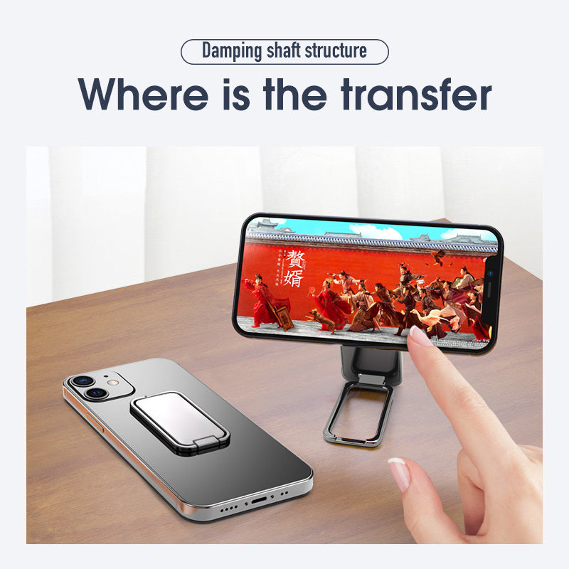 Adjustable Phone Stand and Car Mount, Double Rotating Shafts, Magnetic Holder with Damping Structure