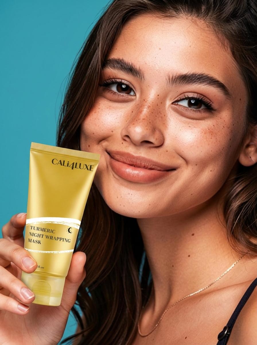 Cali4Luxe Glow & Renew: Turmeric Night Peel-Off Mask