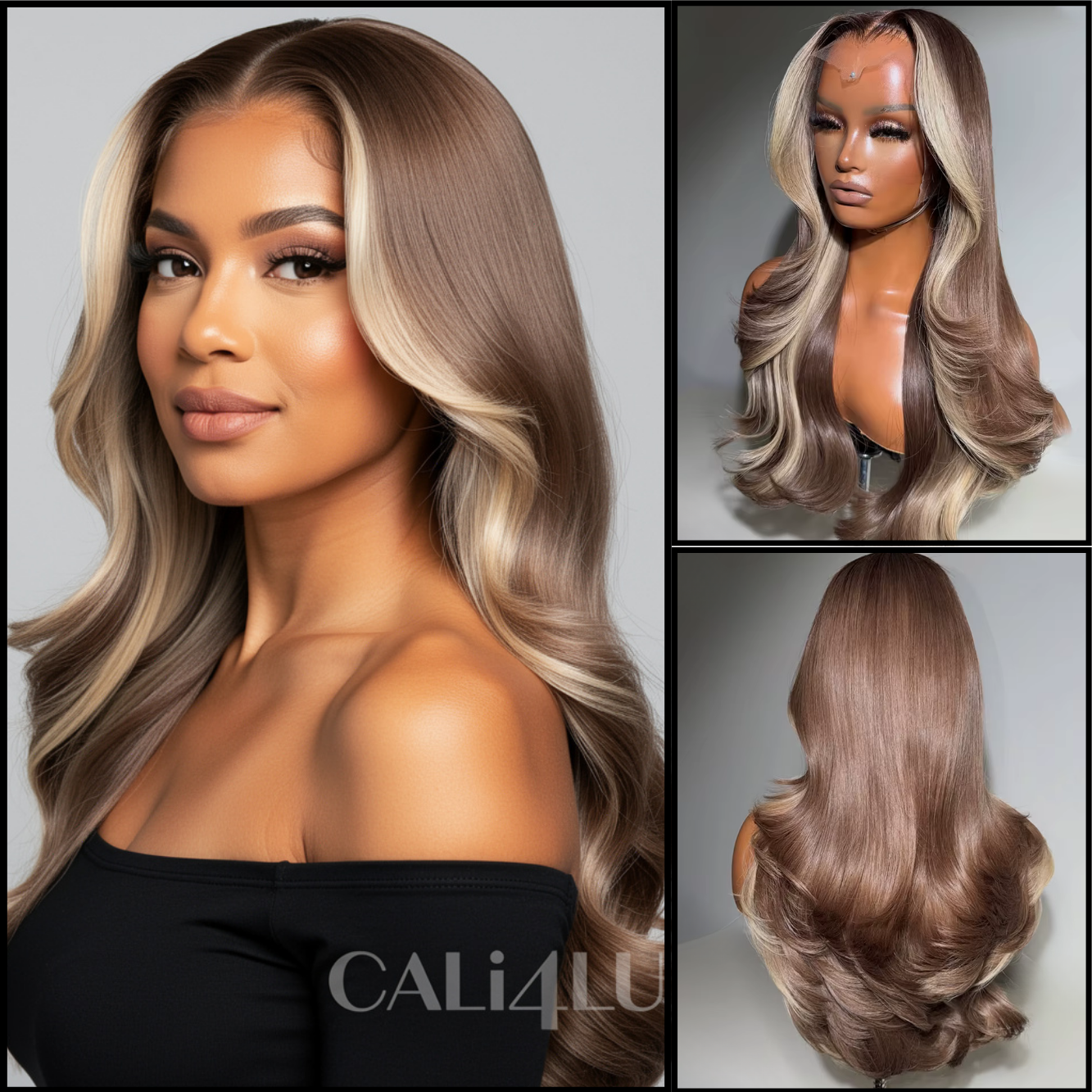 Ash Gray Blonde 13x6 HD Lace Front Body Wave Wig