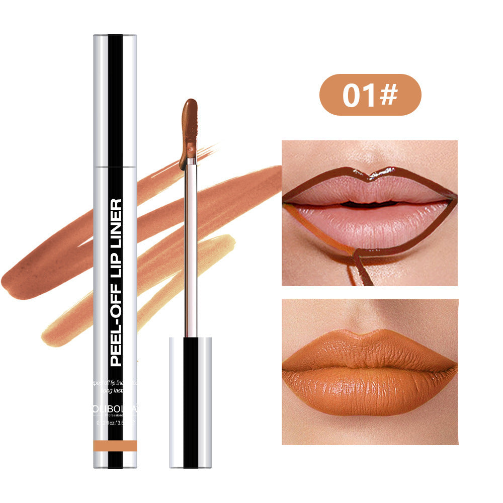 ON-MUTE! Peel-Off Lip-Liner Waterproof Long Lasting Never Fade Peel-Off
