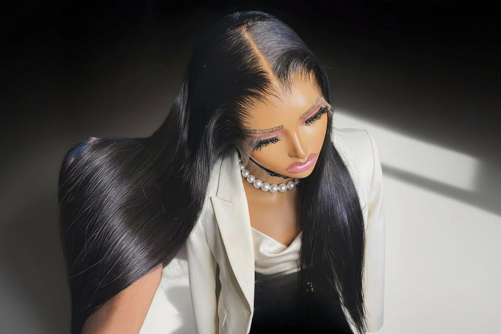 Cali4Luxe Glueless Straight Wig | 1B Brazilian HD Lace