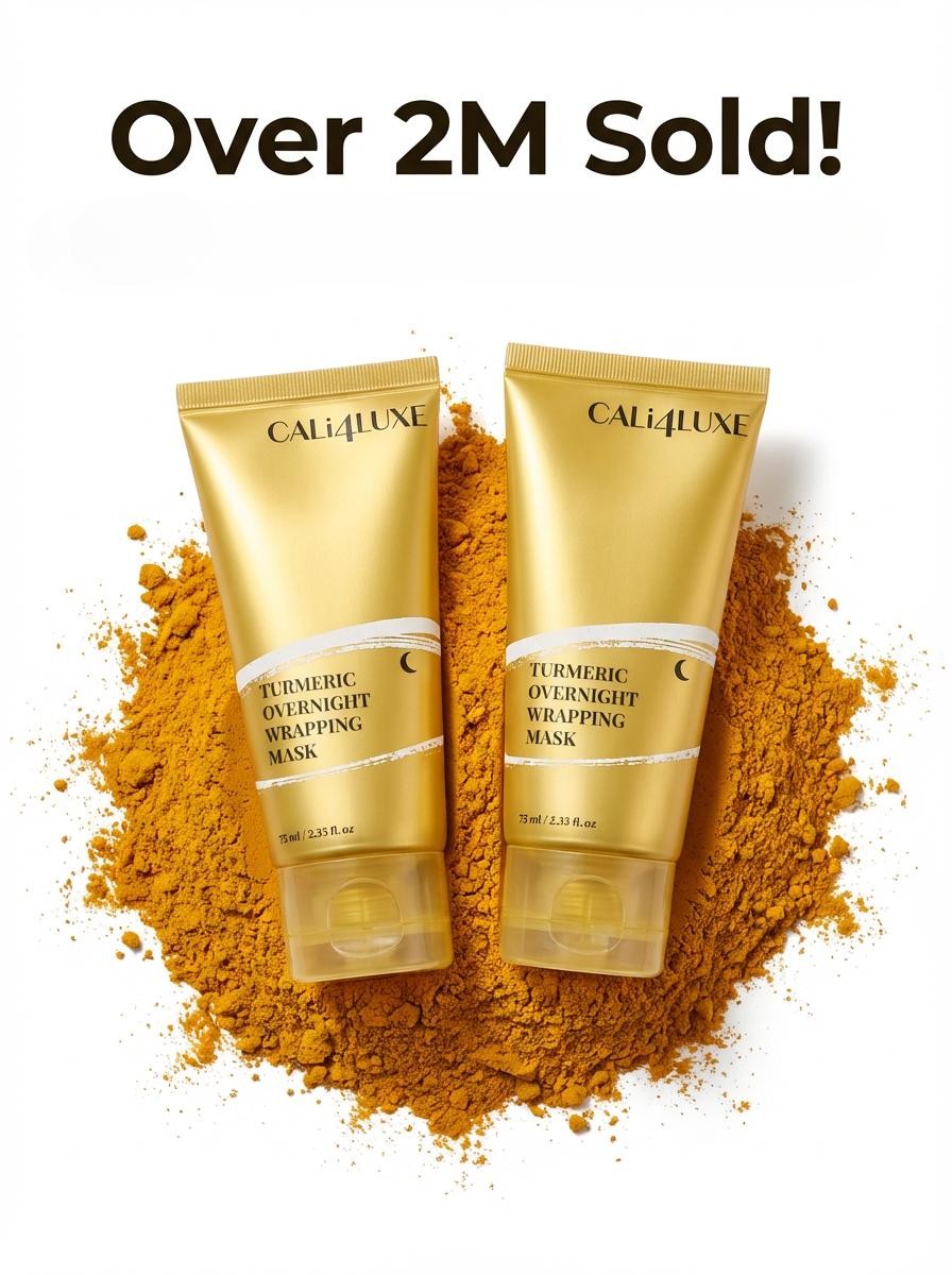 Cali4Luxe Glow & Renew: Turmeric Night Peel-Off Mask