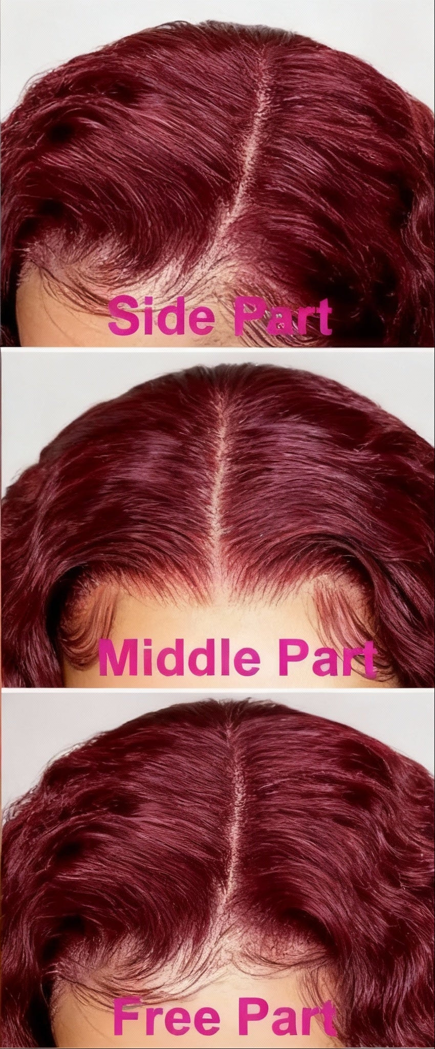 Cali4Luxe Burgundy Red Curly Lace Front Wig: A Bold Style