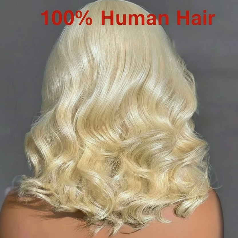 Gorgeous 613 Blonde Lace Front Wig: Effortless Body Wave Bob Glam!