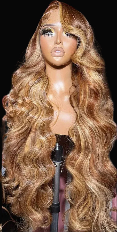 Gorgeous Highlight Body Wave Lace Frontal Wig: Elevate Your Style!