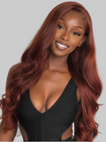 Gorgeous Reddish Brown Body Wave Lace Front Wig: Elevate Your Glam!