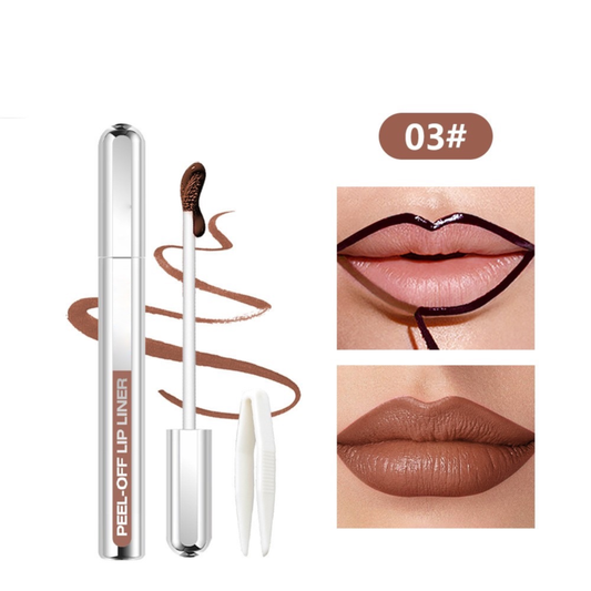 Cali4Luxe Matte Waterproof Peel Off Lip Liner - Long-Lasting, Fade-Resistant Color for All-Day Wear