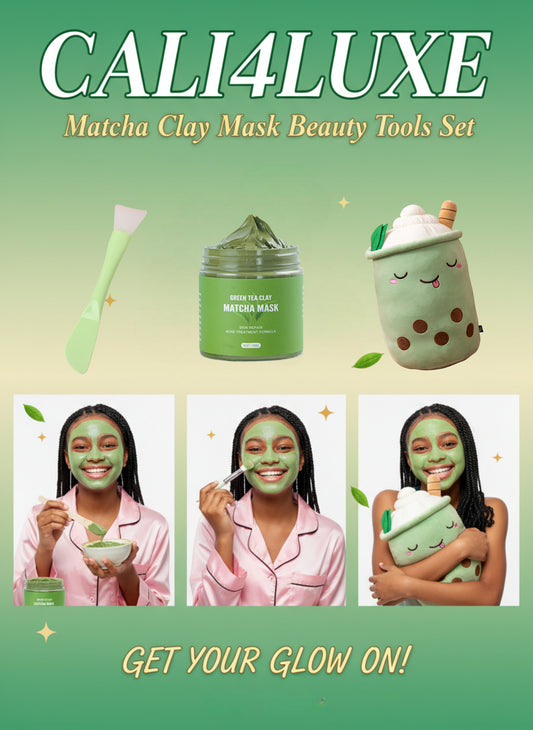 CALI4LUXE MATCH CLAY MASK BEAUTY TOOLS SET