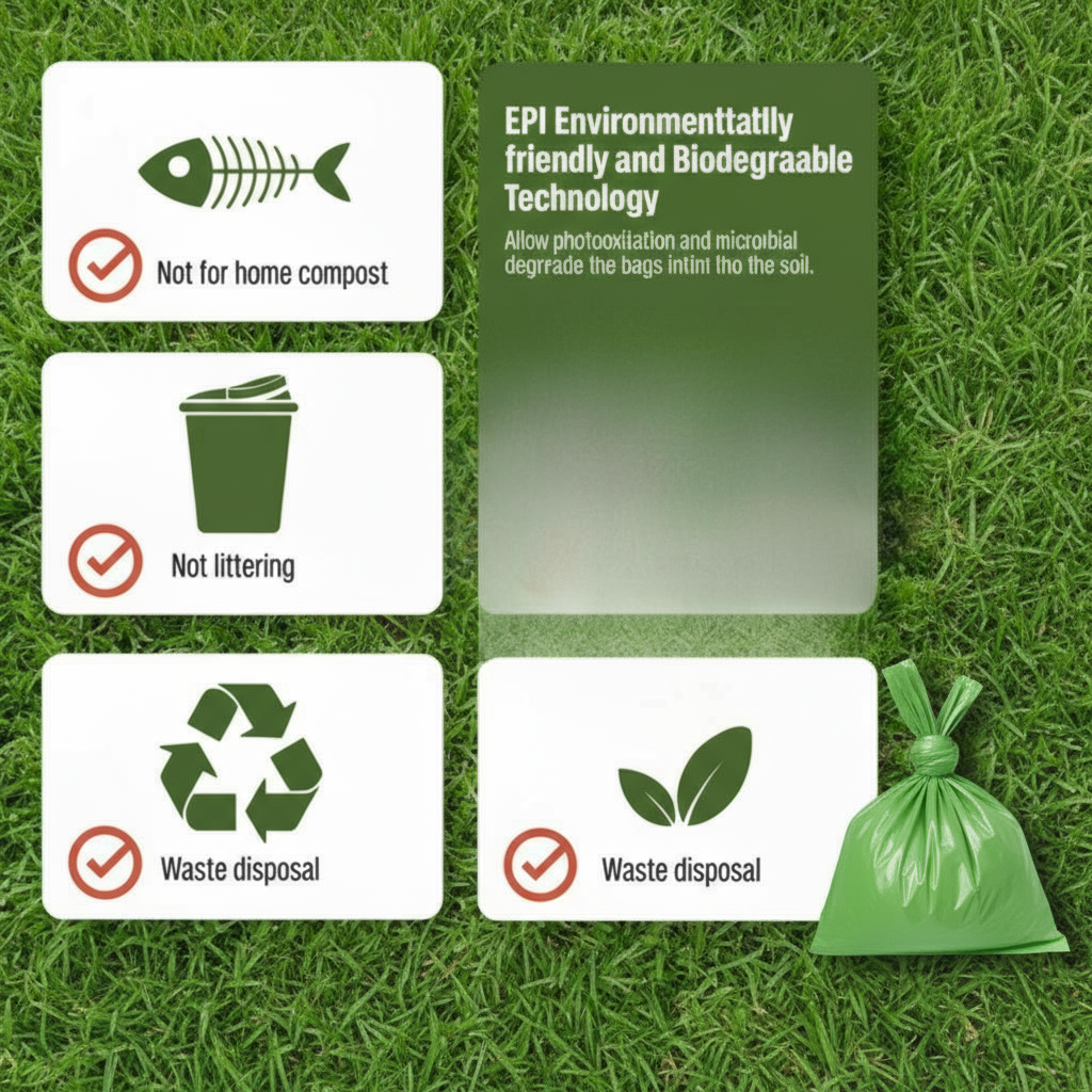 Eco-Friendly Pet Poop Bags - Durable, Leak-Proof, and Odor-Proof