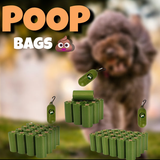 Eco-Friendly Pet Poop Bags - Durable, Leak-Proof, and Odor-Proof