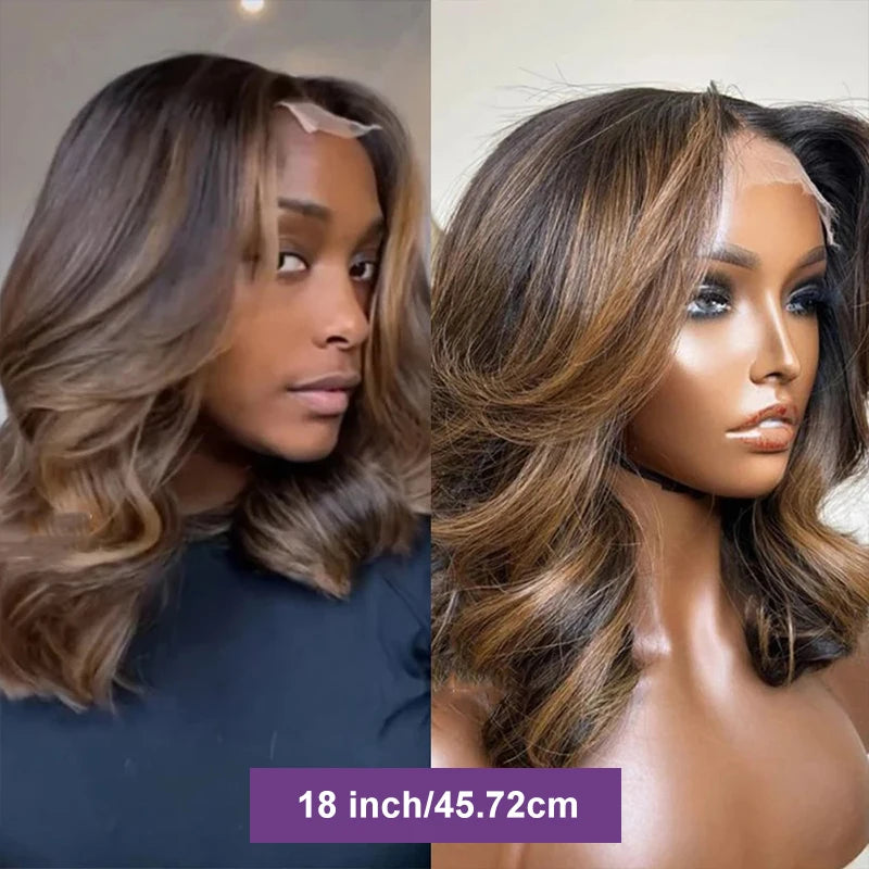 Cali4Luxe Glueless Body Wave Wig | 4/27 Highlight HD Lace