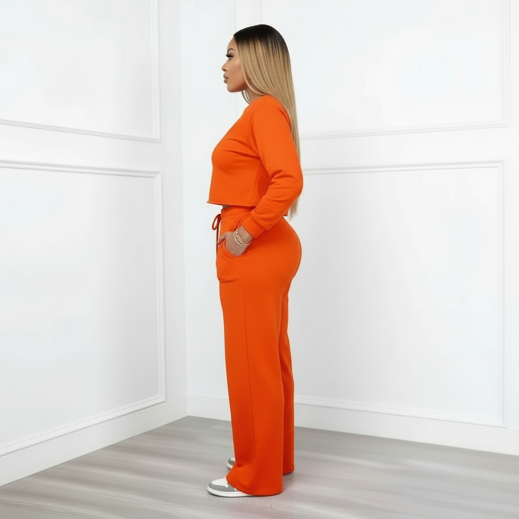 Women’s Two Piece Set | Casual Loose Matching Tops & Wide Leg Long Pants | Style Sensation: The Ultimate Two Piece Set