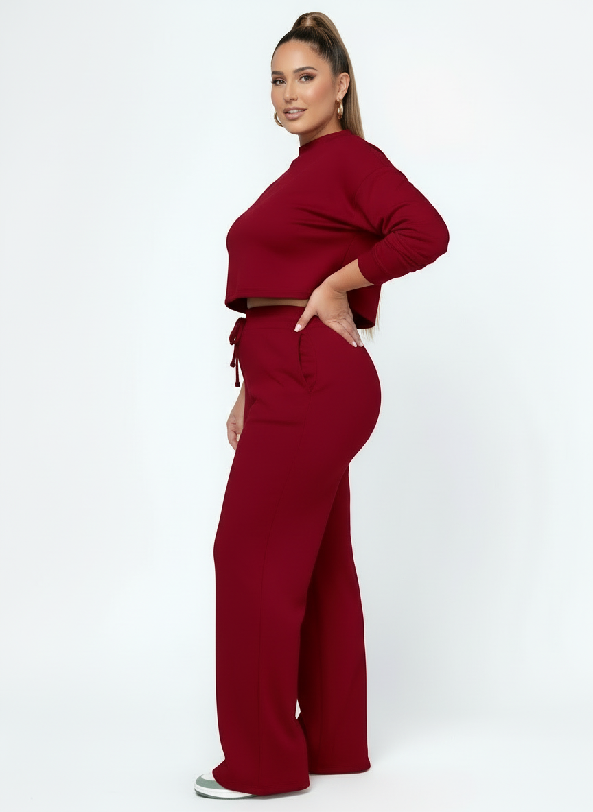 Women’s Two Piece Set | Casual Loose Matching Tops & Wide Leg Long Pants | Style Sensation: The Ultimate Two Piece Set