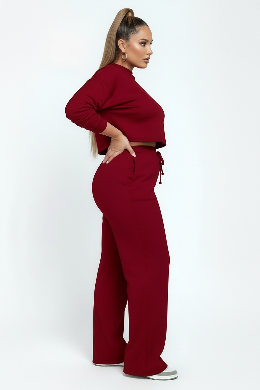 Women’s Two Piece Set | Casual Loose Matching Tops & Wide Leg Long Pants | Style Sensation: The Ultimate Two Piece Set