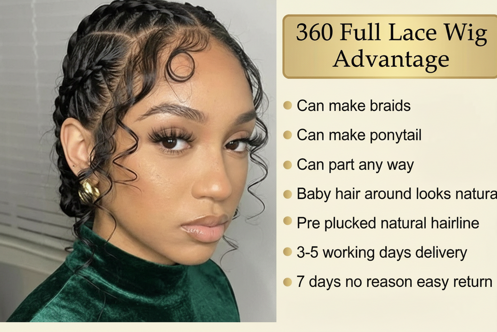 Cali4Luxe Glueless Straight Wig | 1B Brazilian HD Lace